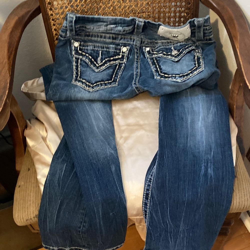 Miss Me Dark Blue Boot Cut Jeans